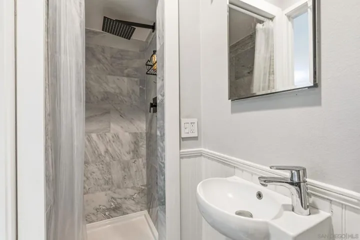 Full bath on first floor