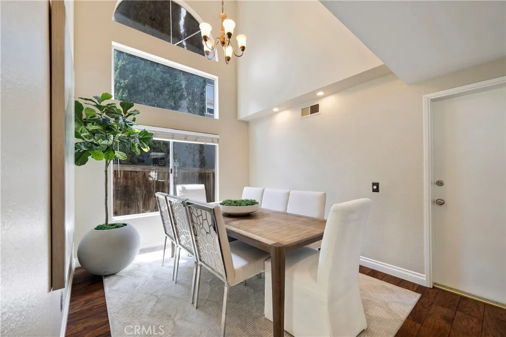 Dining room has direct access door to the 2 car garage.