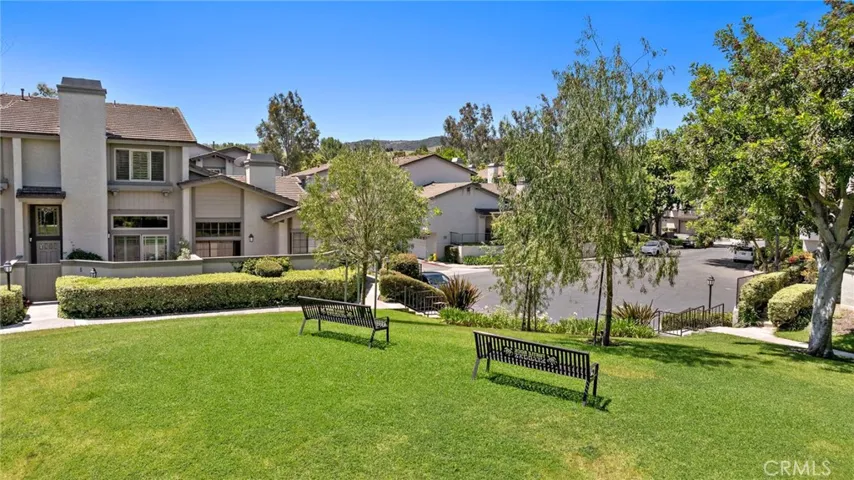 Large beautiful green belt space, right outside the front patio