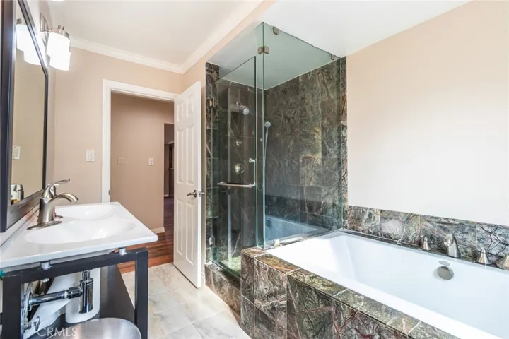 Hallway bathroom