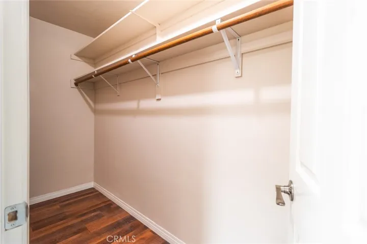Primary walk in closet