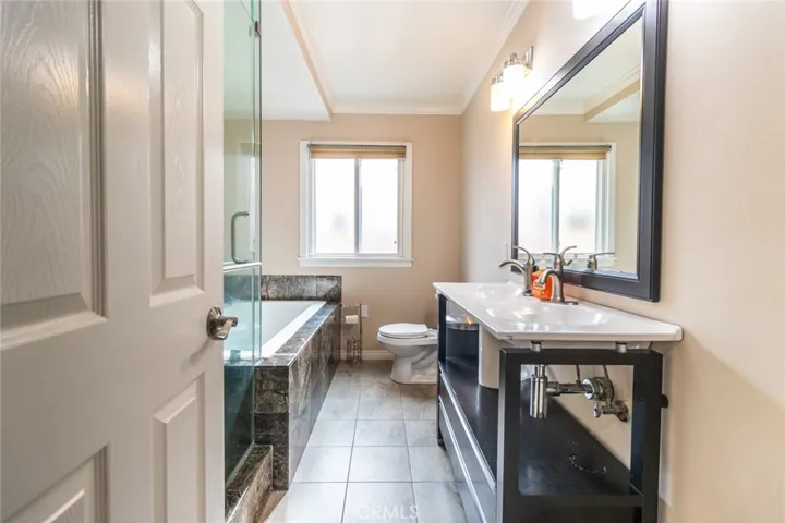 Hallway bathroom