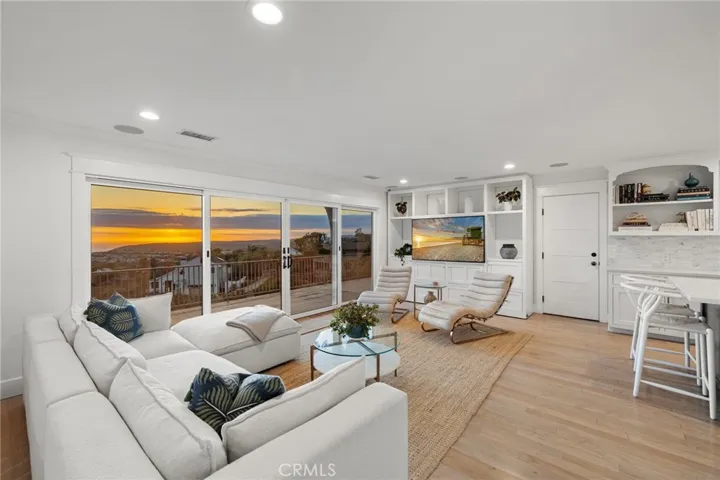 Family room is open to the kitchen for easy entertaining.