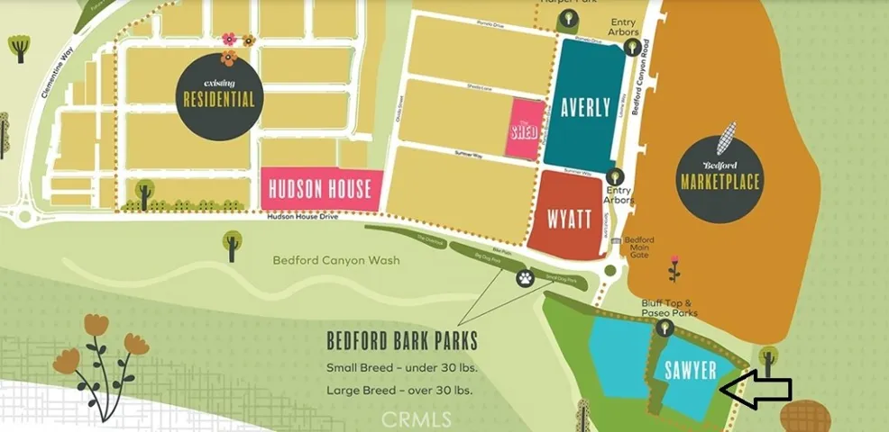 Bedford Map