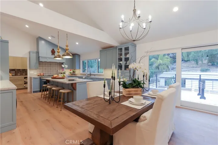 The French-country estate inspired kitchen will inspire you to entertain with countless modern amenities conveniences!