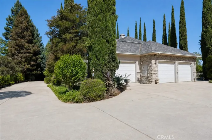 3 car garage with house