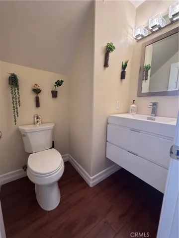 Downstairs powder room