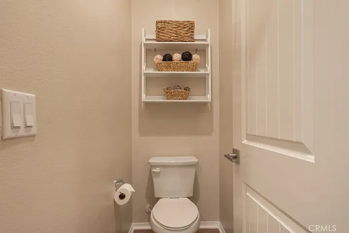 Private closed toilet area.