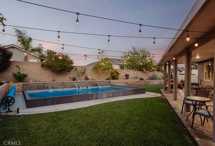 Waterfall in ground pool!