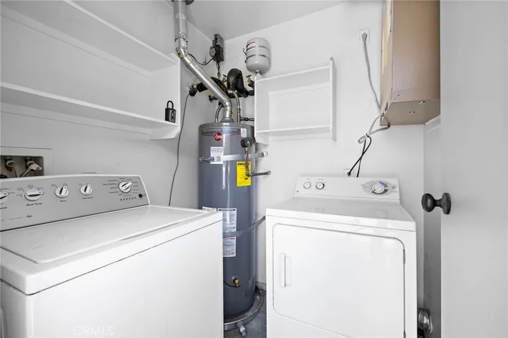 Private Laundry Room on front patio