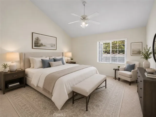 Virtual image of the primary bedroom