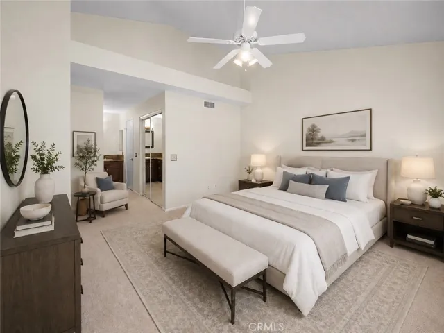 Virtual image of the primary bedroom