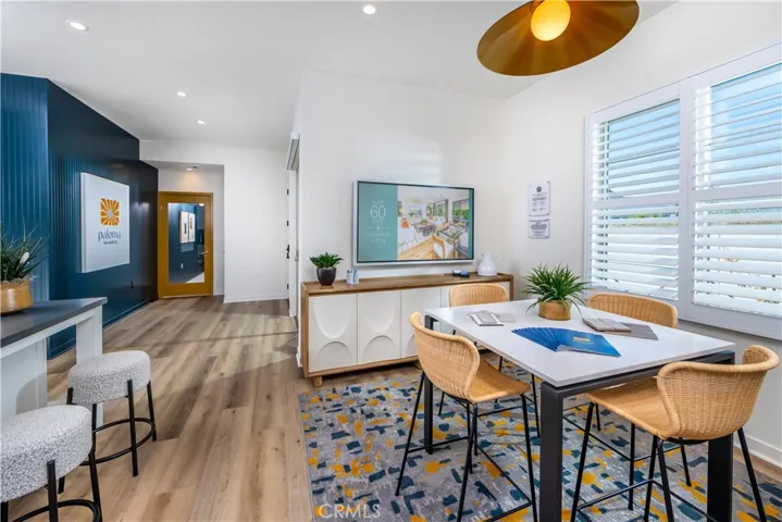 Plan 1 Living and Dining Room of Model Home