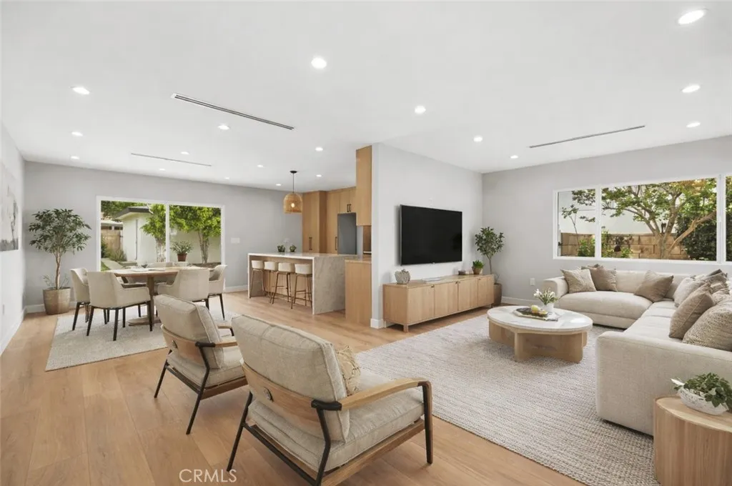 Living/Dining: digitally enhanced and/or virtually staged