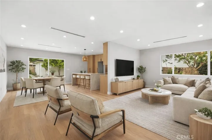 Living/Dining: digitally enhanced and/or virtually staged