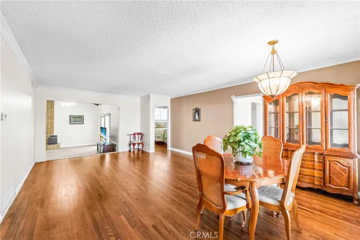 Dinning and living room space