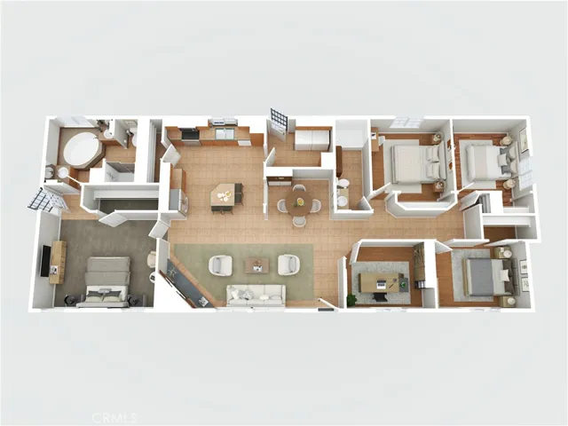 3D Floorplan - Upper Residence