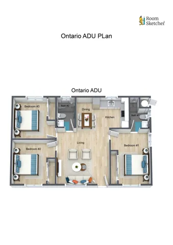 Floorplan letterhead - Ontario ADU PLan - Ontario