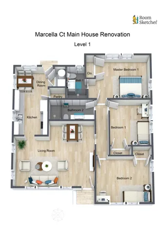 Floorplan letterhead - Marcella Ct Main House Reno