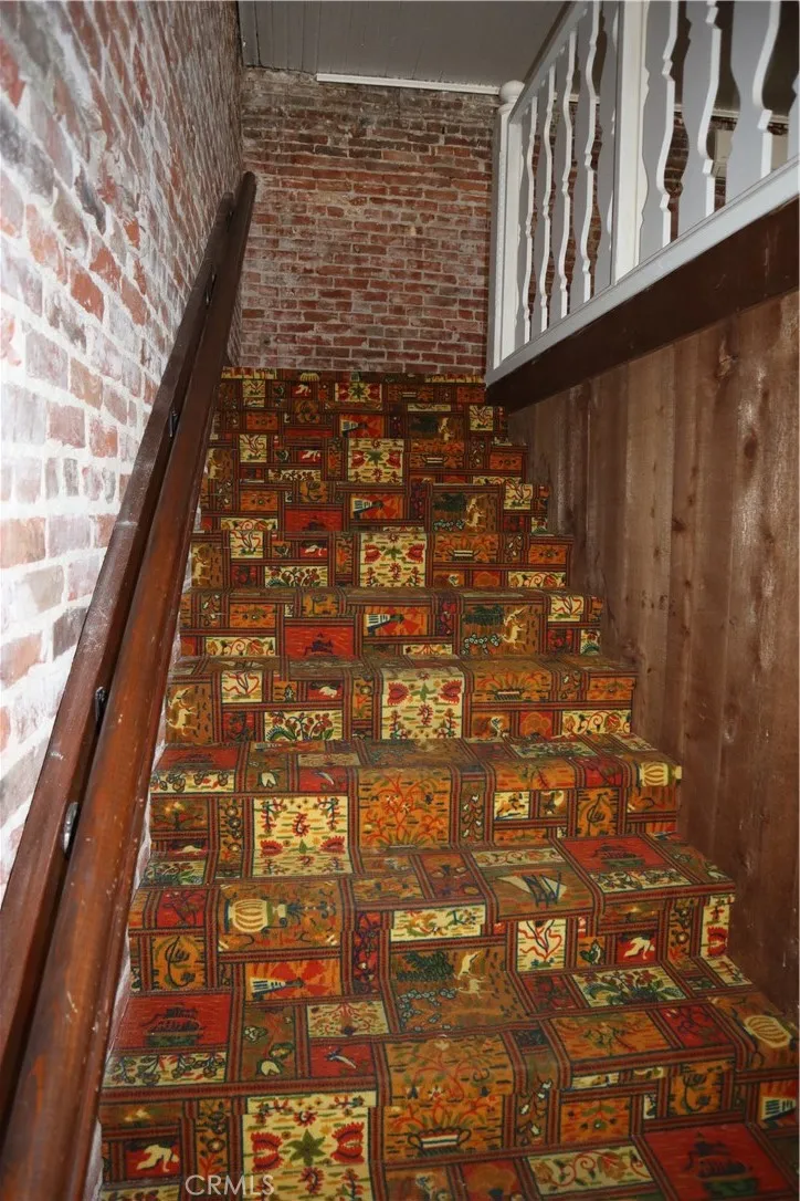 Stairs to mezzanine