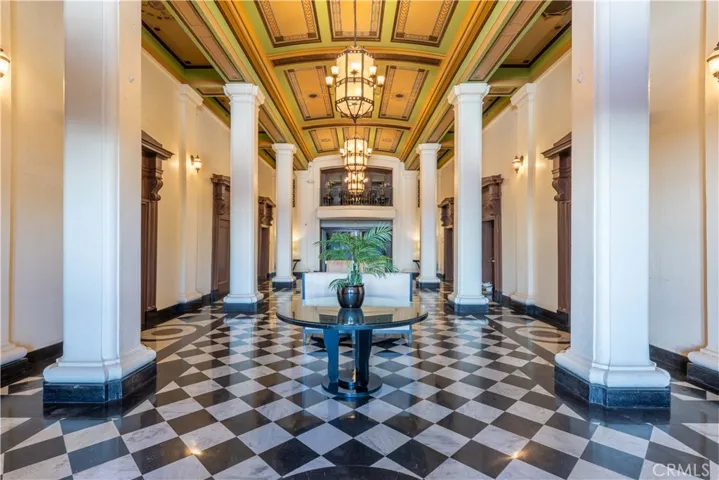 Beaux-art inspired lobby