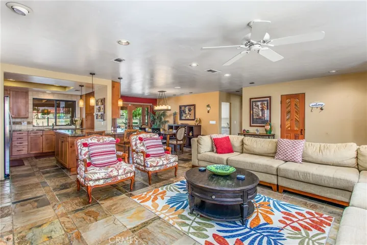 spacious open concept living/kitchen areas