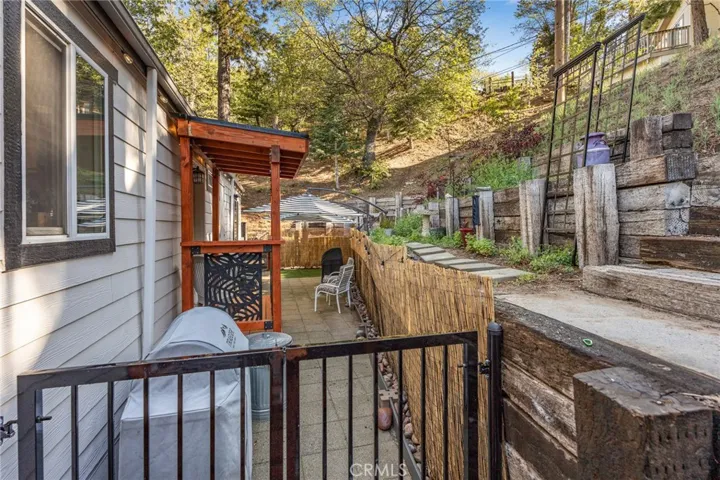Private patio area