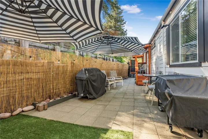 Private Patio area off the side of home.