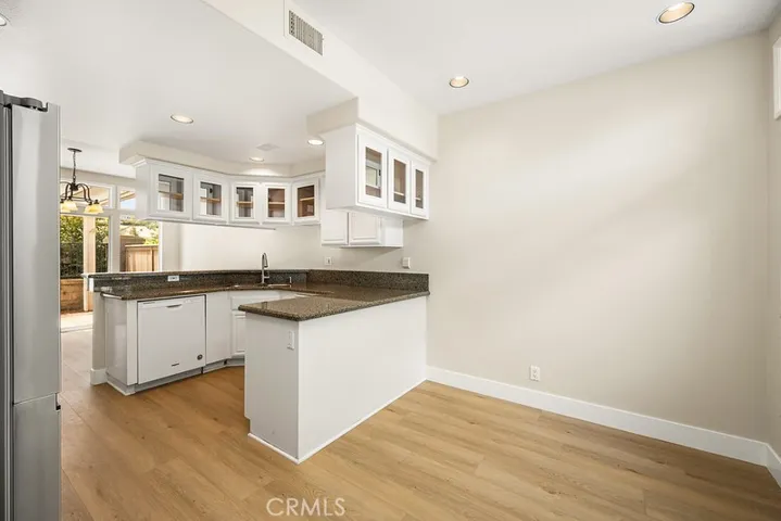 In dining kitchen area