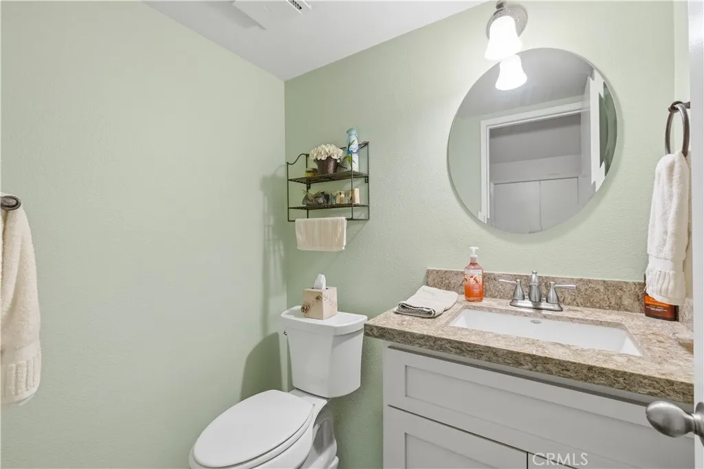 Main floor half bathroom