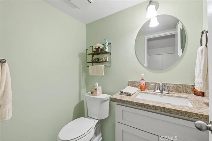 Main floor half bathroom
