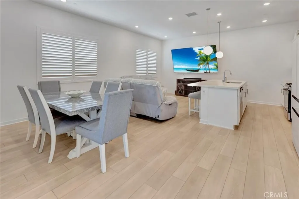 Kitchen, Living, and Dining Room