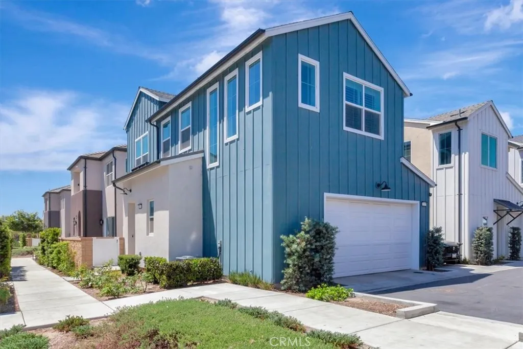 Detached home on a roomy corner lot.