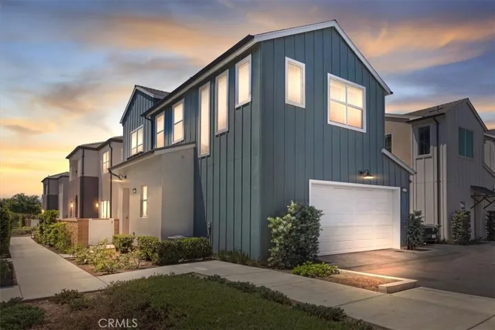 Corner lot with 2 car attached garage