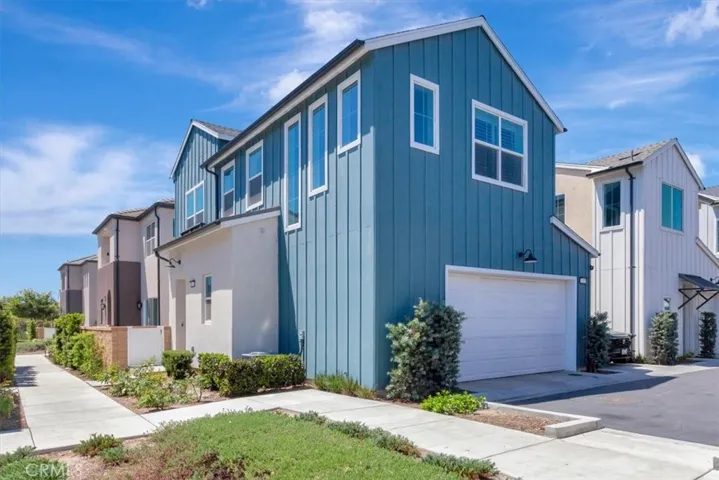 Detached home on a roomy corner lot.