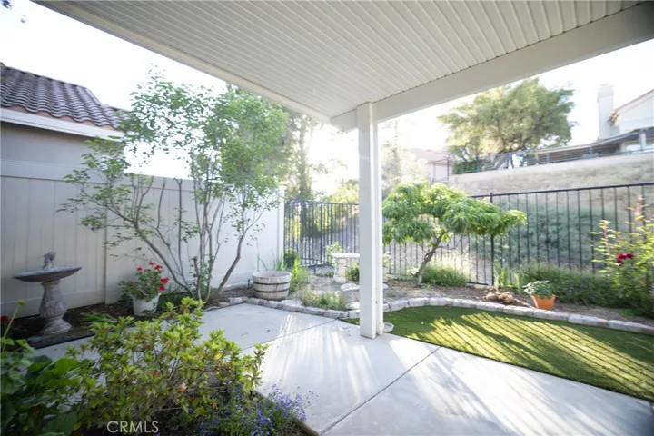 Back yard and buffer