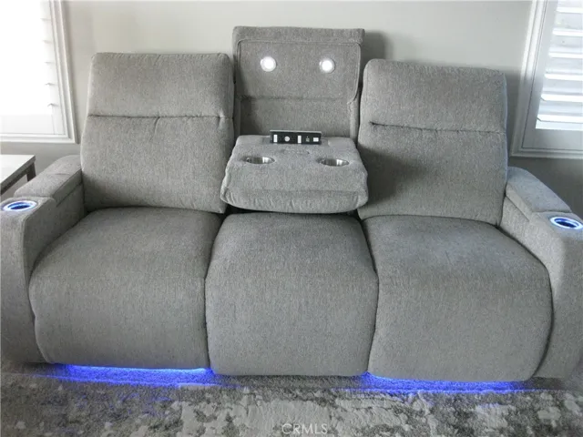 Power recliners with phone chargers
