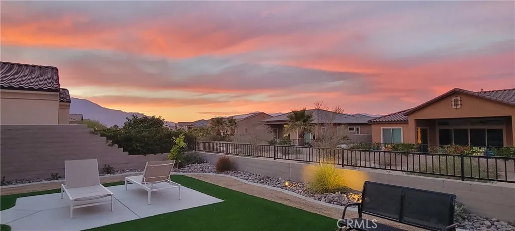 Sunset from backyard
