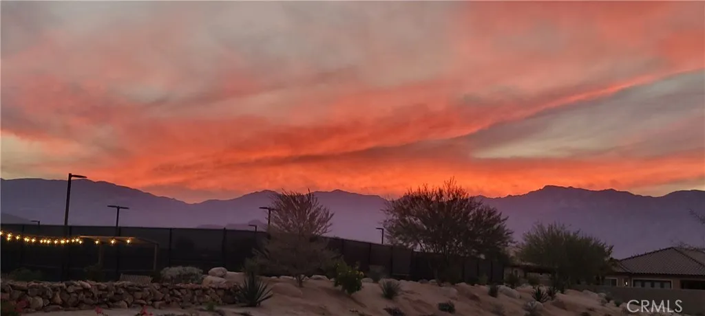 Sunset from Driveway