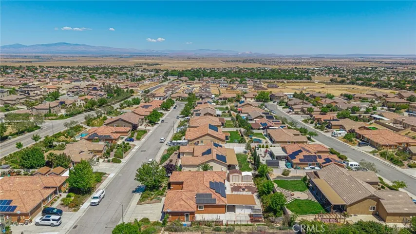 Aerial-right side of home