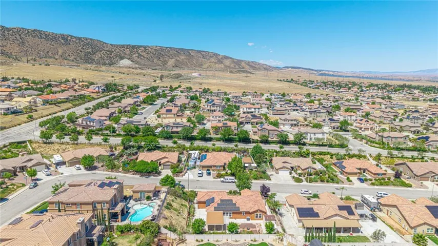 Aerial-rear of home