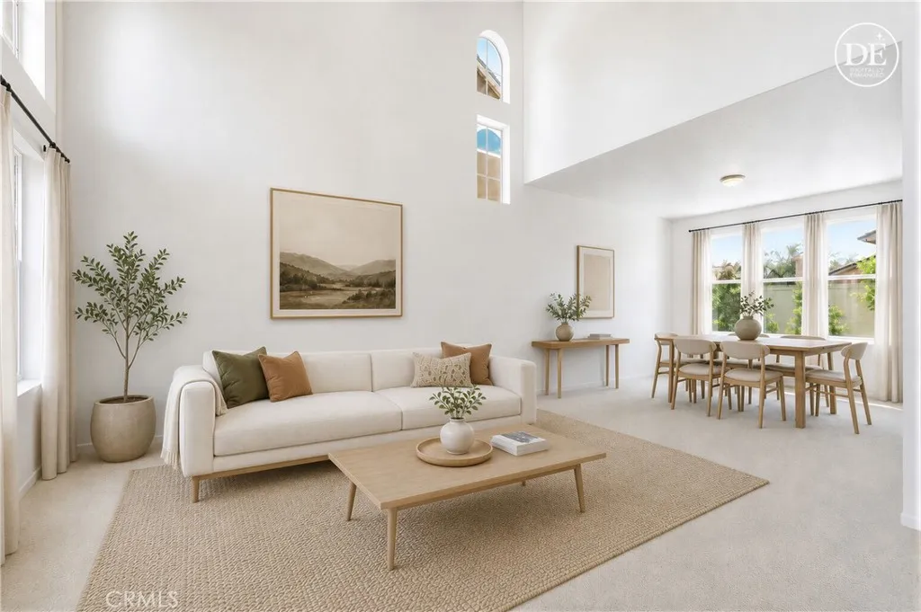 LIVING ROOM/DINING ROOM VIRTUALLY STAGED/DIGITALLY ENHANCED