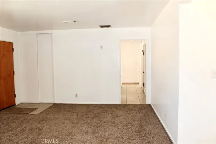 Living room facing hallway