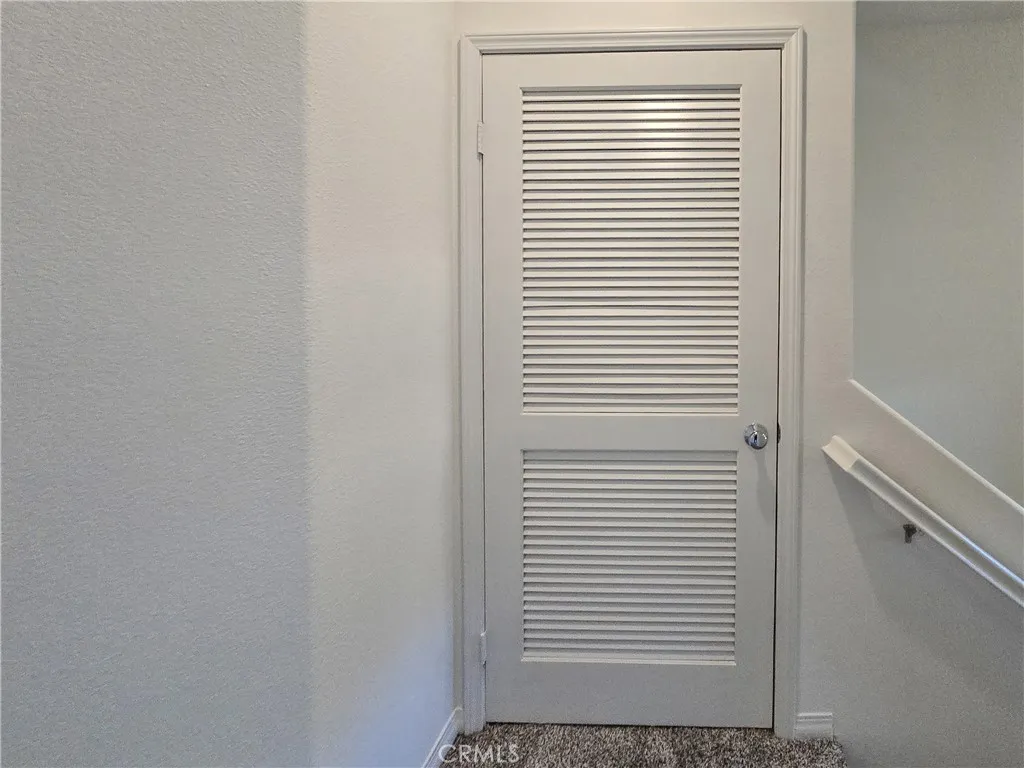 convenient laundry closet