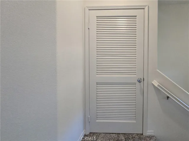 convenient laundry closet