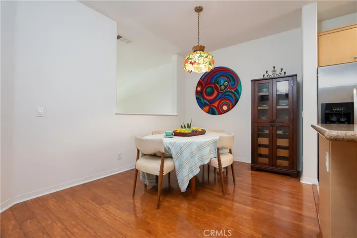 spacious dining area
