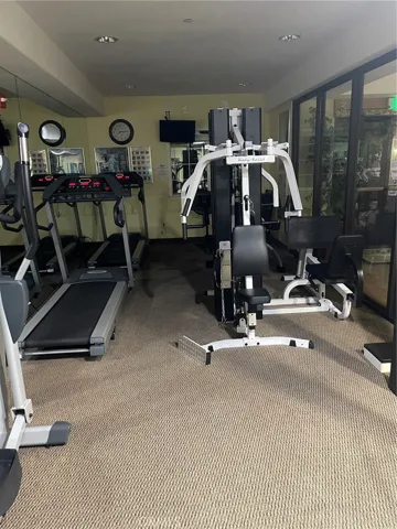 Complex Weight Room Steps from Unit