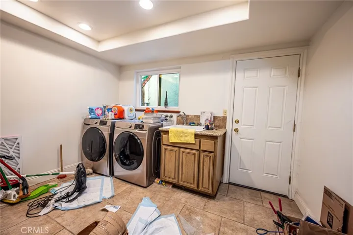 Laundry Room w/ Washer & Dryer vintage circa 2022