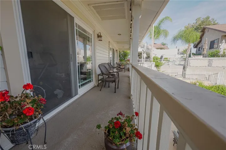 Balcony/Deck from Primary Bedroom to Loft/Office- indoor & outdoor views overlooking your wonderful backyard