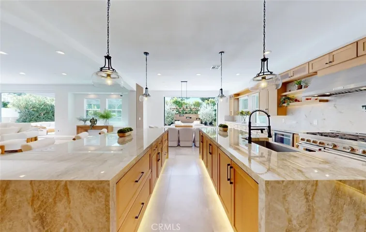 Expansive Kitchen Island
